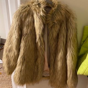 ASOS faux fur size 4 jacket